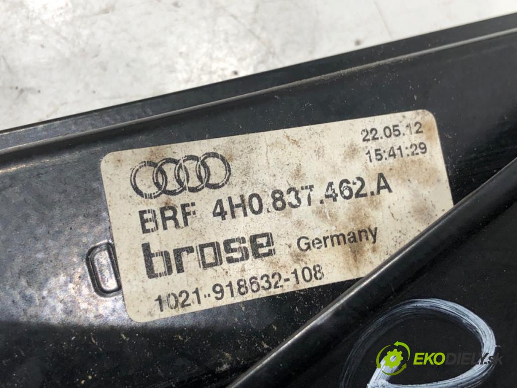 AUDI A8 D4 sedan 2012 368 kW 6.3 W12 quattro 6299 mechanismus okna pravý přední část 8K0959802B