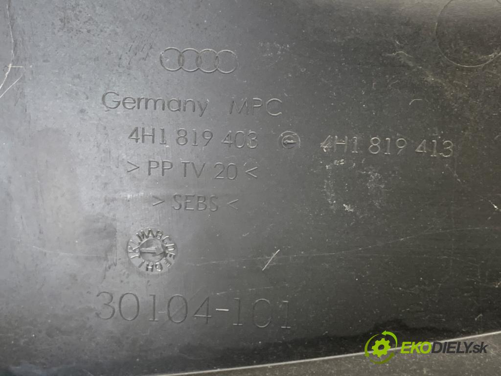 AUDI A8 D4 sedan 2012 368 kW 6.3 W12 quattro 6299 torpédo plast pod čelní okno 4H1819403 (Plast pod čelním sklem)