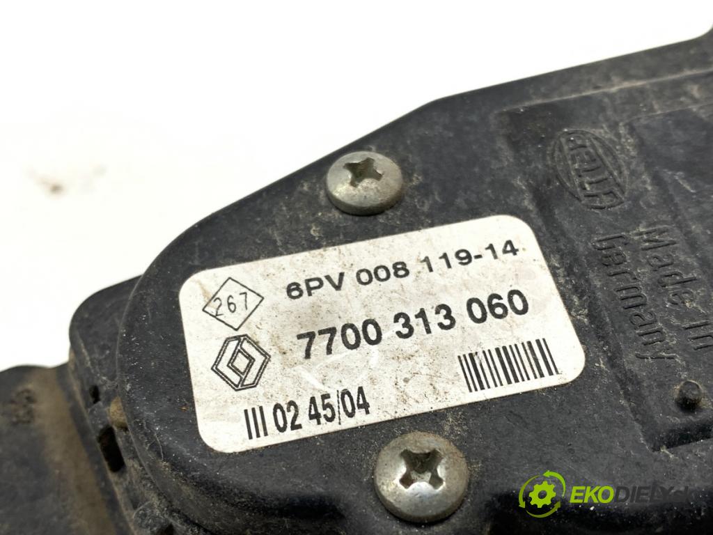 RENAULT TRAFIC II Autobus 2004 60 kW 1.9 dCI 80 (JL0B) 1870 Potenciometer plynu 7700313060 (Potenciometer plynového pedálu)