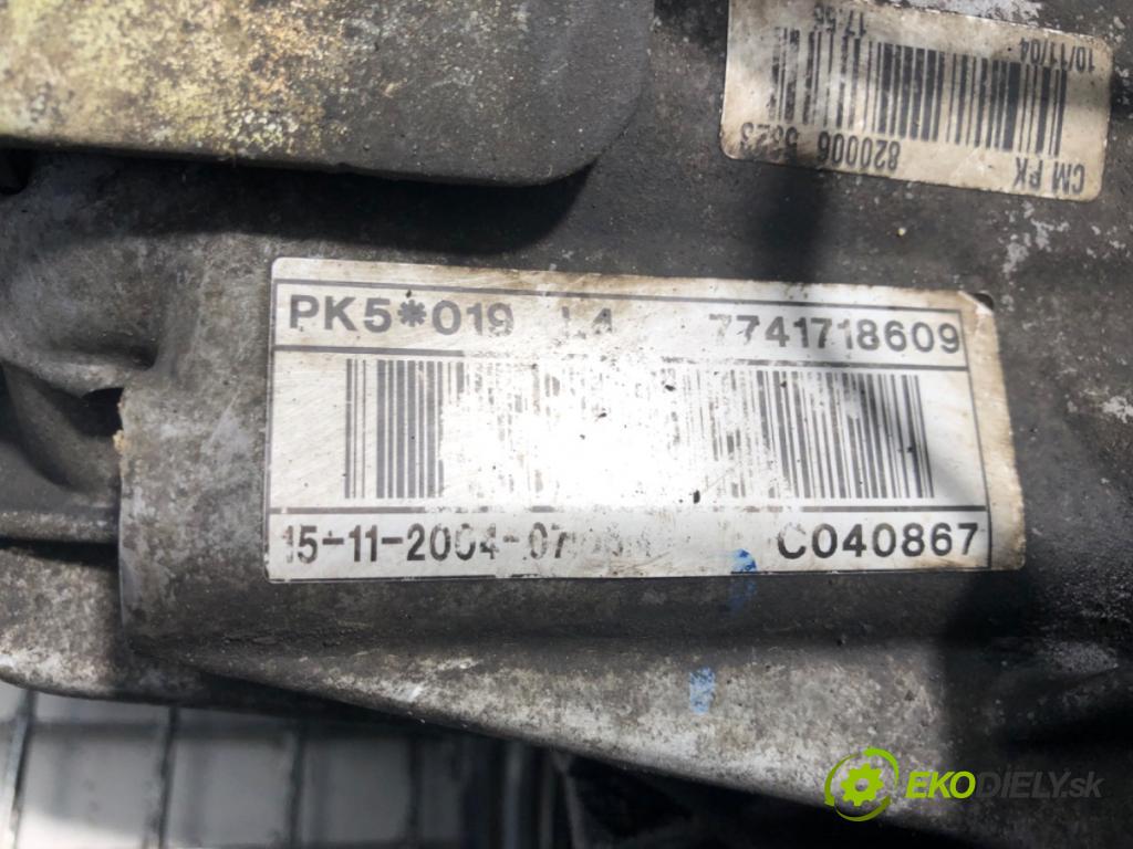 RENAULT TRAFIC II Autobus 2004 60 kW 1.9 dCI 80 (JL0B) 1870 Prevodovka PK5019 (Prevodovka)