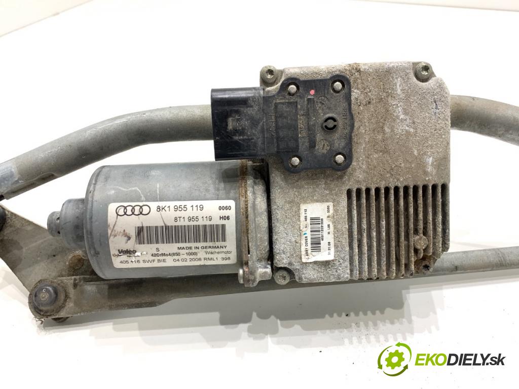 AUDI A4 B8 sedan 2008 105 kW 2.0 TDI 1968 mechanismus stěračů přední část 8K1955119 (Motorek stěračů přední)