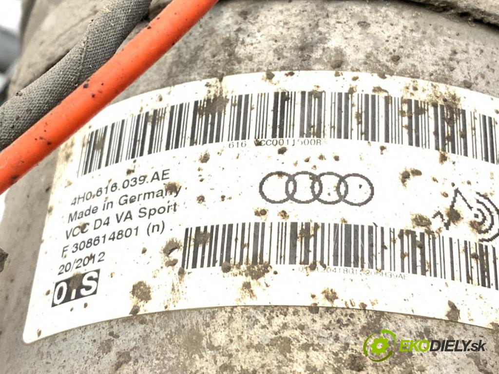 AUDI A8 D4 sedan 2012 368 kW 6.3 W12 quattro 6299 tlumič levý přední část 4H0616039AE