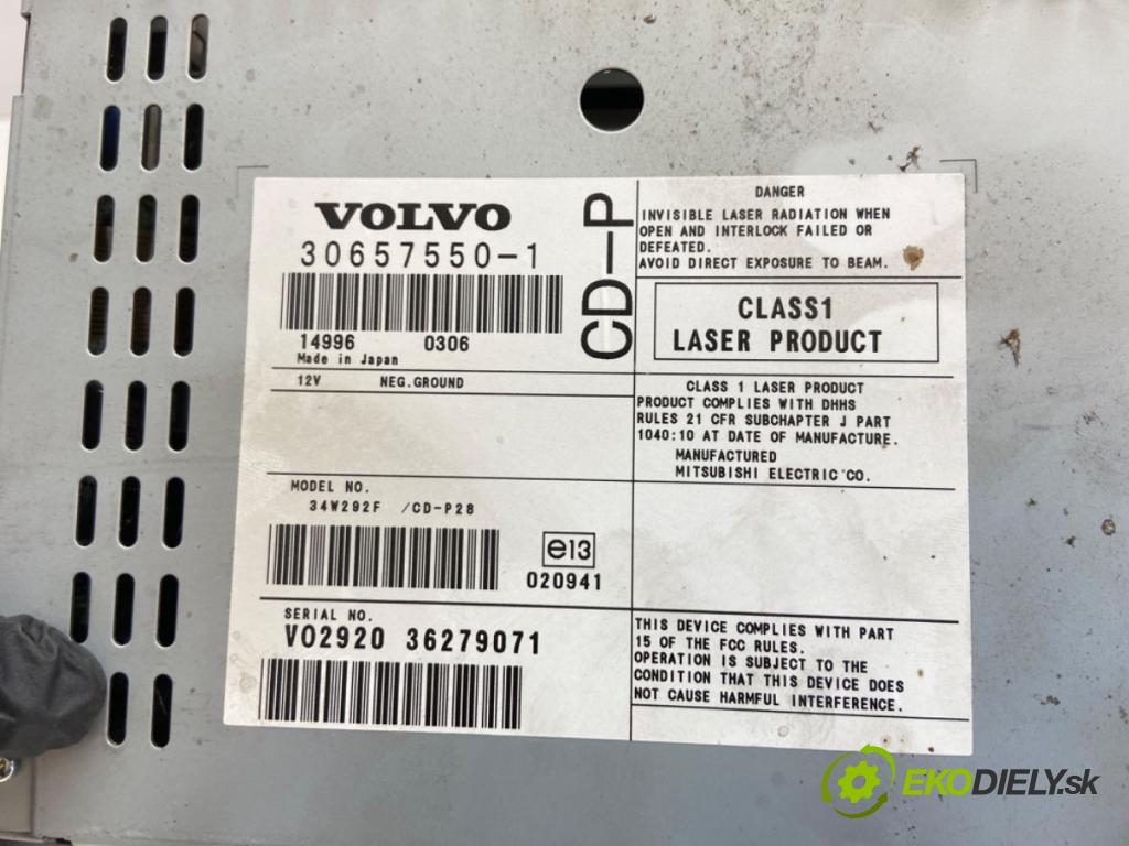 VOLVO XC90 I SUV 2003 154 kW 2.5 T AWD 2521 RADIO 30657550-1 (Audio zariadenie)