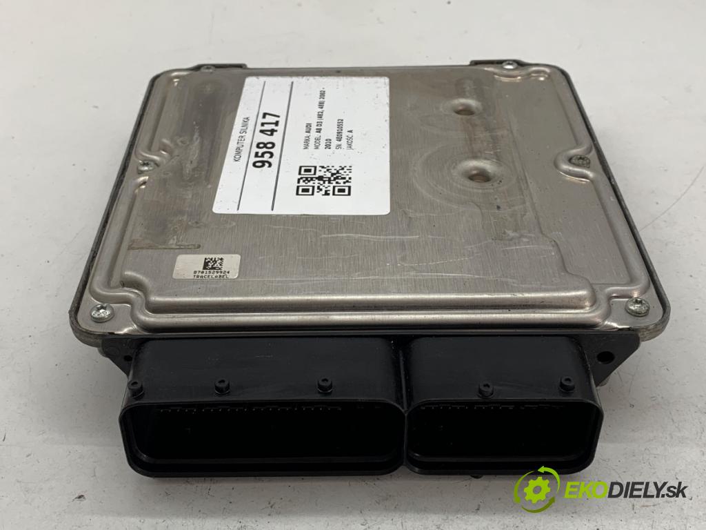 AUDI A8 D3 sedan 2007 331 kW S8 quattro 5204 řídící jednotka motora 4E0910552 (Řídicí jednotka)