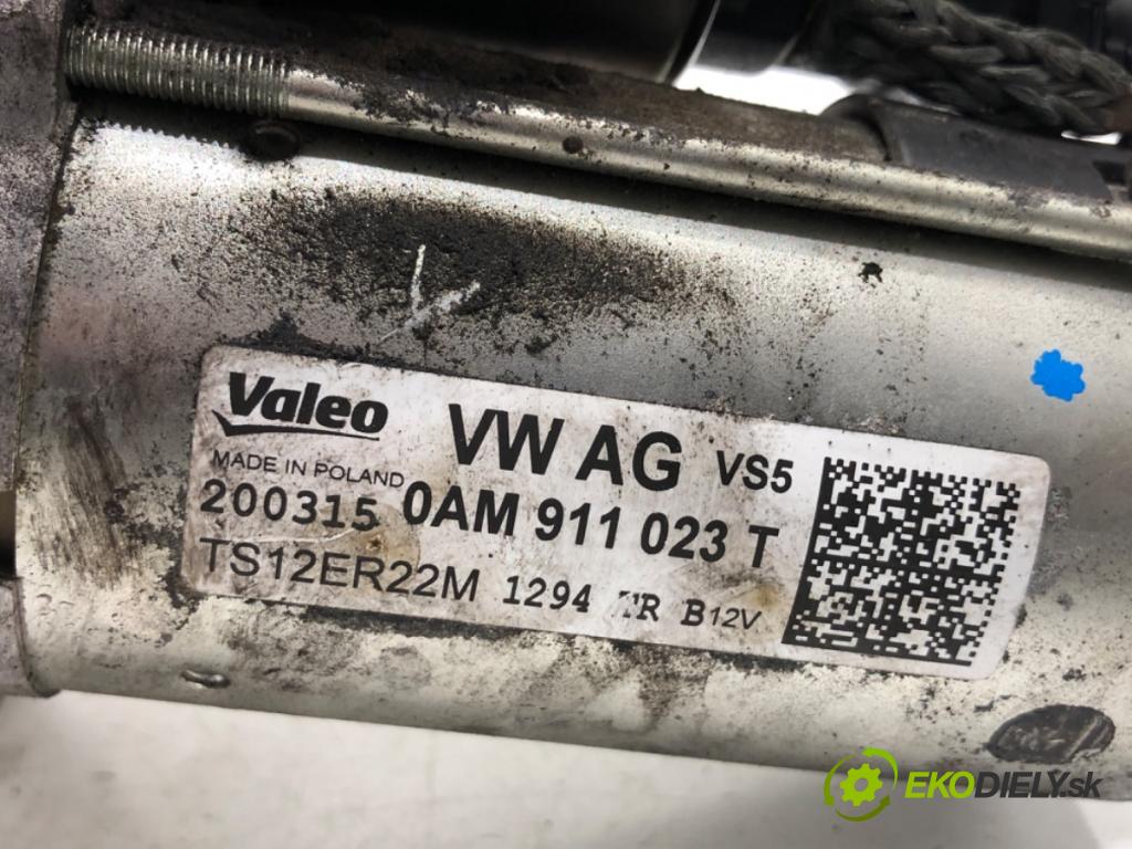 VW TOURAN nadwozie wielkoprzestrzenne (MPV) 2015 103 kW 1.4 TSI 1390 Štartér 0AM911023T (Štartér)