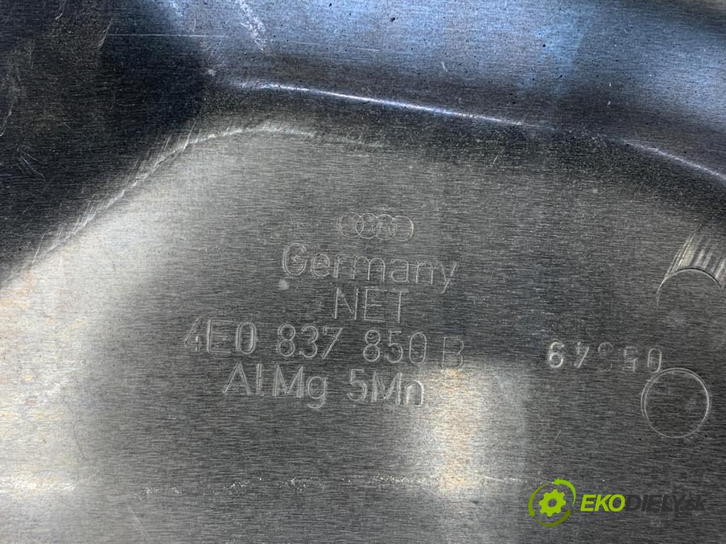 AUDI A8 D3 sedan 2007 331 kW S8 quattro 5204 Mechanizmus okna pravy predný 4E0837850B