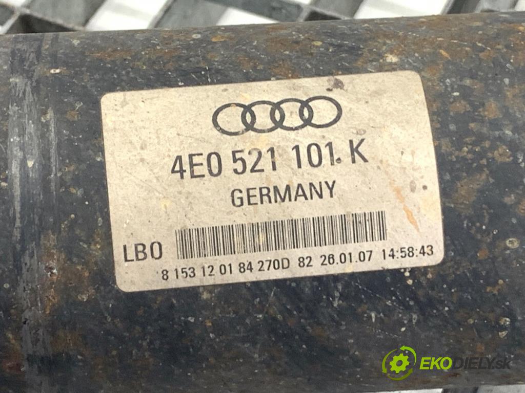 AUDI A8 D3 sedan 2007 331 kW S8 quattro 5204 Kardaň, hriadeľ hnací zad 4E0521101K (Kardaňový hriadeľ)