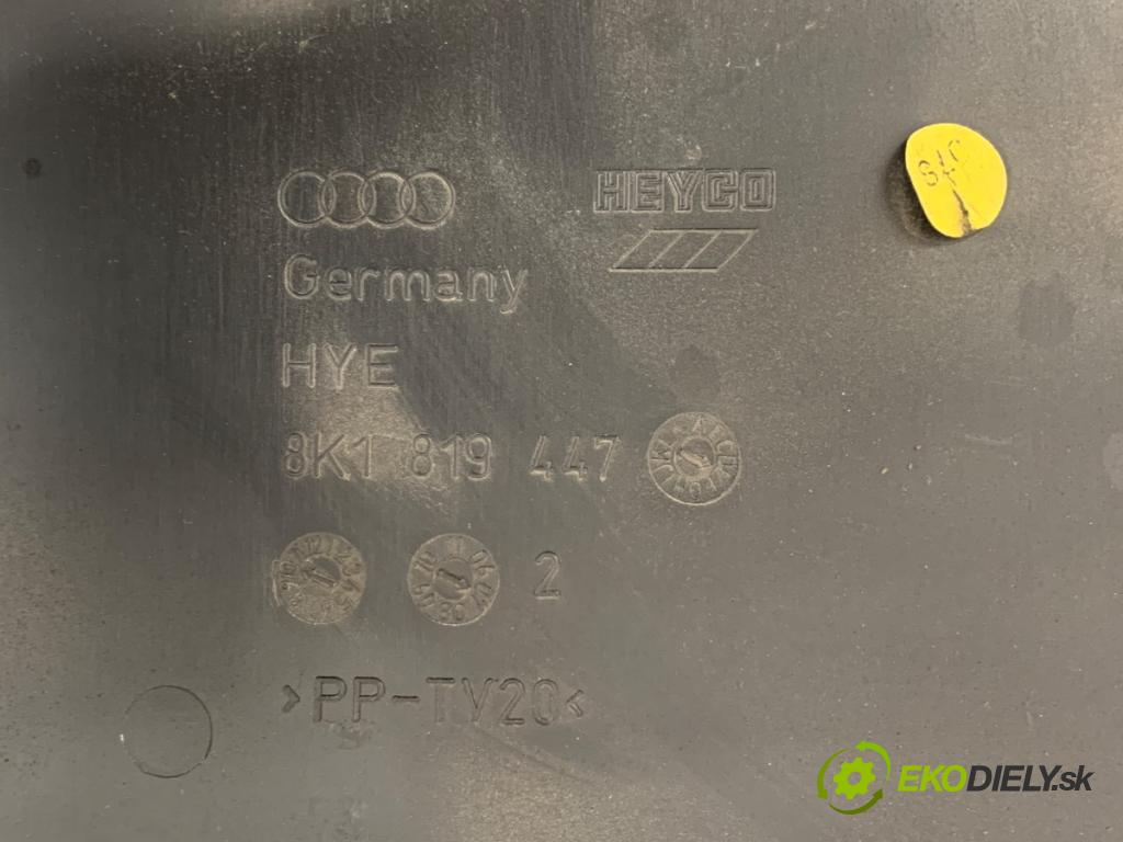 AUDI A4 B8 sedan 2008 105 kW 2.0 TDI 1968 Torpédo, plast pod čelné okno 8K1819447 (Torpédo (plast pod čelným sklom))