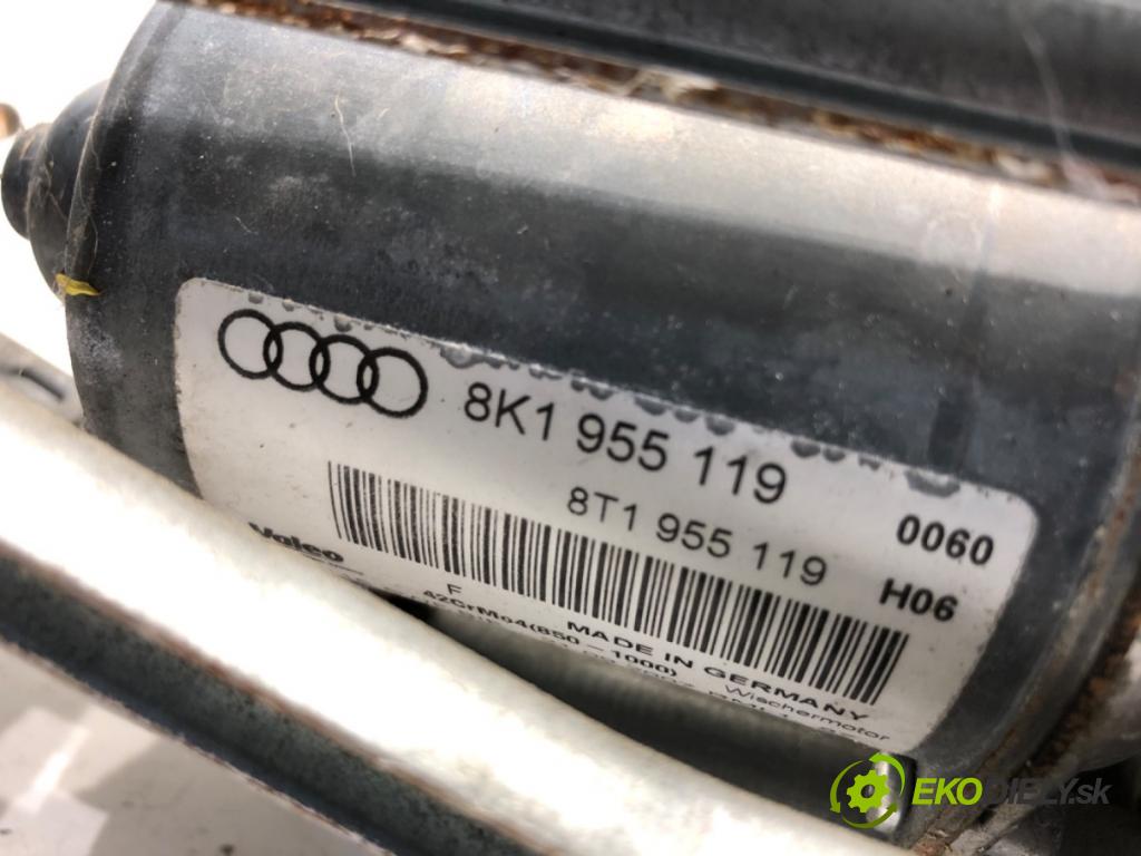AUDI A4 B8 sedan 2008 105 kW 2.0 TDI 1968 Mechanizmus stieračov predný 8K1955119 (Motorček stieračov predný)