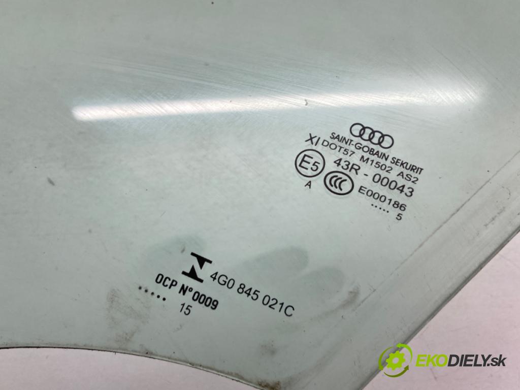 AUDI A6 C7 sedan 2015 110 kW 2.0 TDI 1968 Okno ľavy predný DVOJNÁSOBNÝ: 4G0845021C