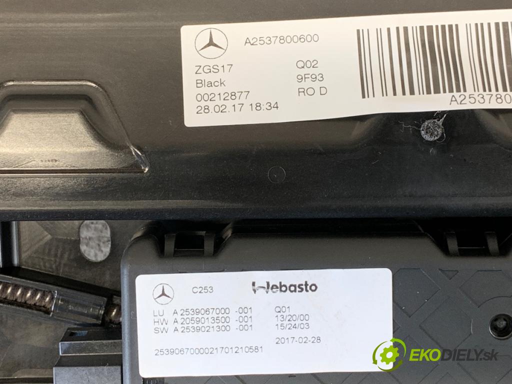 MERCEDES-BENZ GLC Coupe SUV 2017 270 kW AMG 43 4-matic (253.364) 2996 strešné okno A2537800600 (Sklo karosérie)