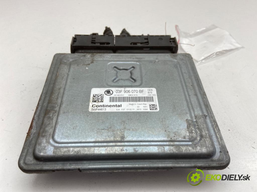 SKODA YETI SUV 2011 77 kW 1.2 TSI 1197 řídící jednotka motora 03F906070BF (Řídicí jednotka)
