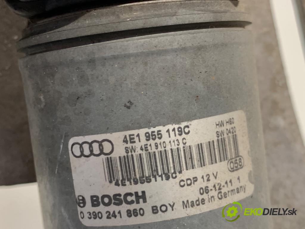 AUDI A8 D3 sedan 2007 331 kW S8 quattro 5204 mechanismus stěračů přední část 4E1955023M (Motorek stěračů přední)