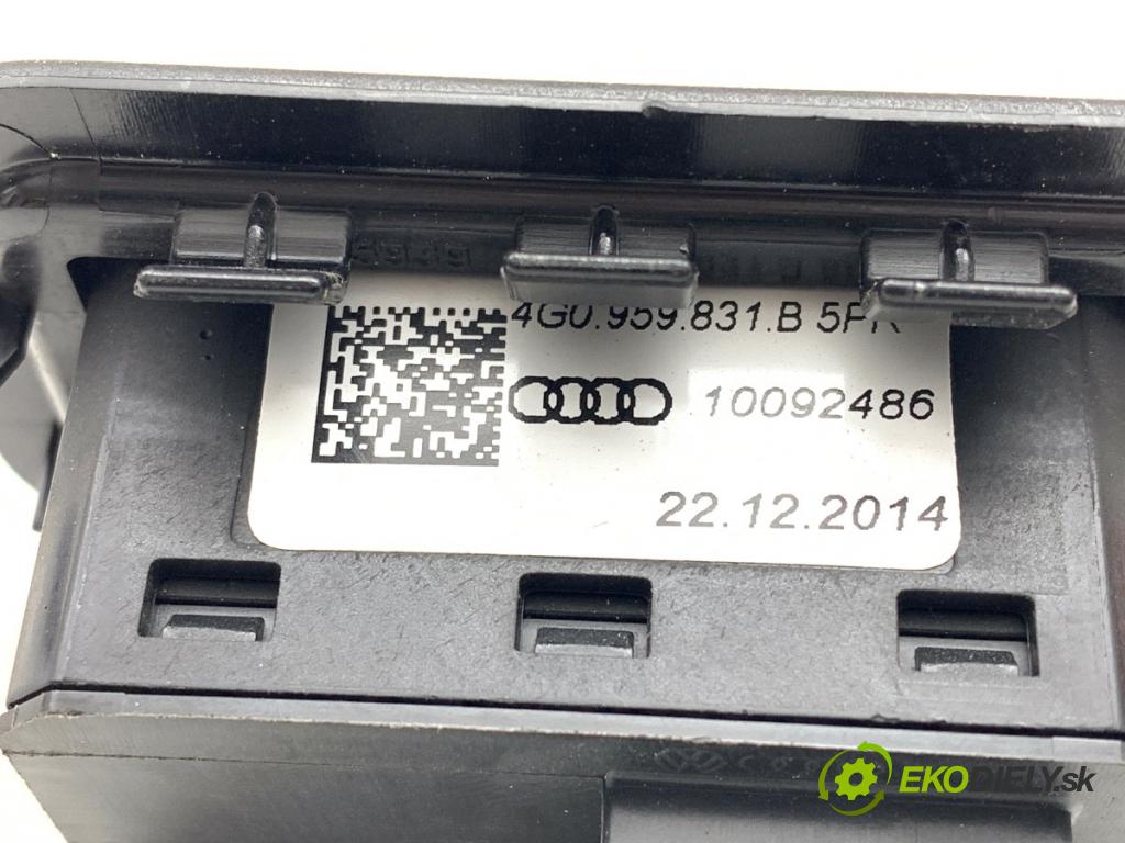 AUDI A6 C7 sedan 2015 110 kW 2.0 TDI 1968 přepínač otevírání dveří 4G0959831B (Páčky pod volantem)