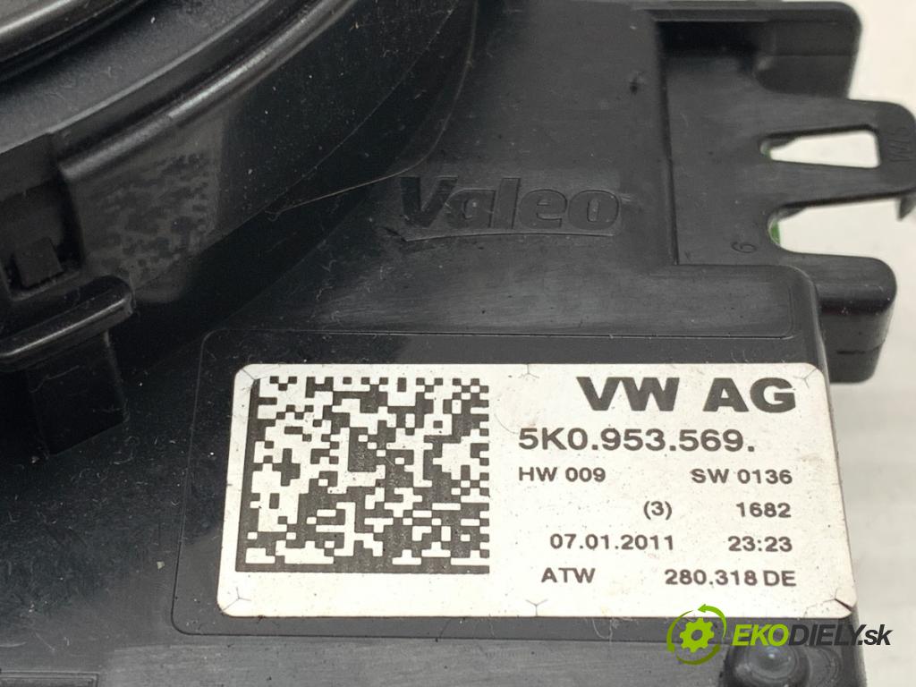 SKODA YETI SUV 2011 77 kW 1.2 TSI 1197 kroužek slimák airbag 5K0953569 (Airbag)