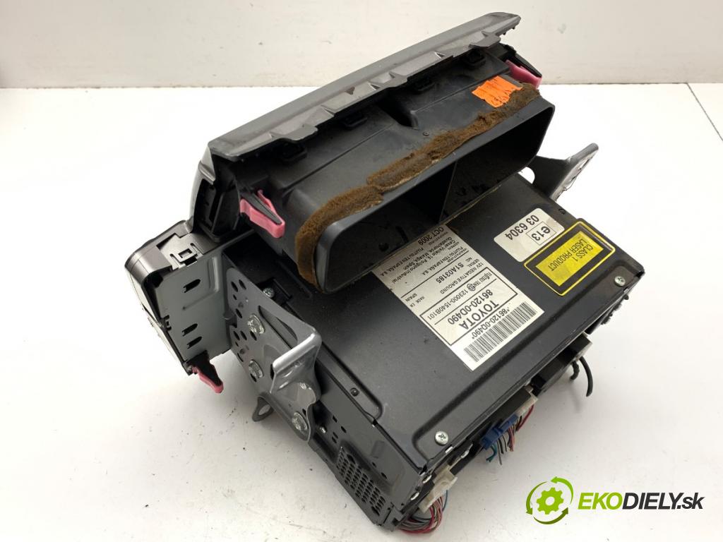 TOYOTA YARIS II liftback 2009 74 kW 1.33 VVT-i (NSP90_) 1329 RADIO 86120-0D490 (Audio zariadenie)