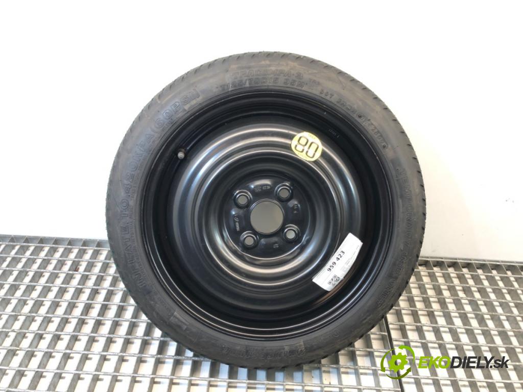 TOYOTA YARIS II liftback 2009 74 kW 1.33 VVT-i (NSP90_) 1329 kolo dojezdové 15 4X100 125/70/15 