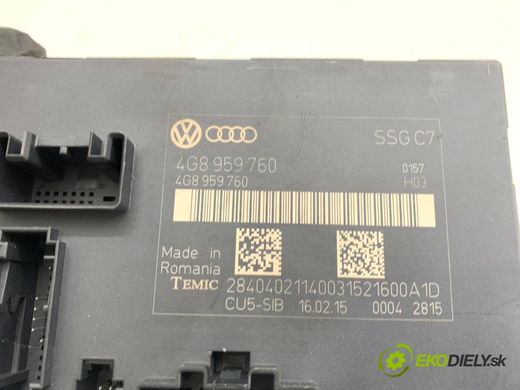 AUDI A6 C7 sedan 2015 110 kW 2.0 TDI 1968 Modul sedačky 4G8959760