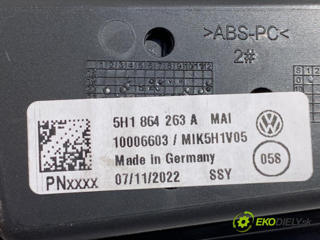 VW GOLF VIII Kombi 2022 110 kW 2.0 TDI 1968 Rámček kryt TUNEL: 5H1864263A