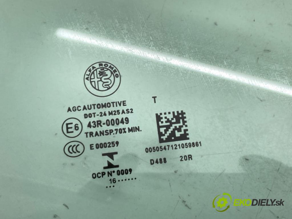 ALFA ROMEO GIULIA sedan 2016 147 kW 2.0 Super (952ABA25B) 1995 Okno pravy predný
