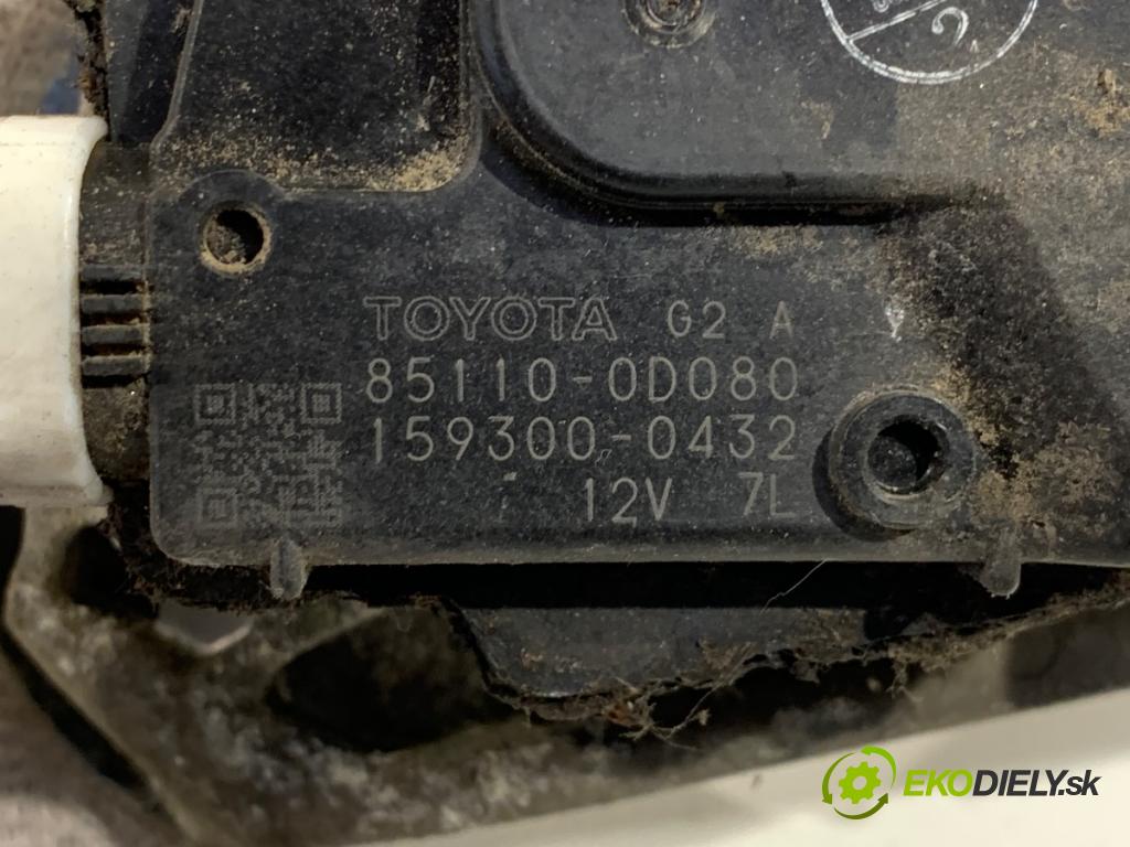 TOYOTA YARIS II liftback 2009 74 kW 1.33 VVT-i (NSP90_) 1329 mechanismus stěračů přední část 85110-0D080 (Motorek stěračů přední)