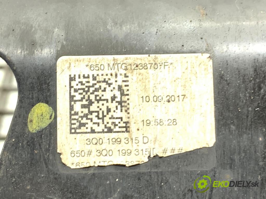 SKODA SUPERB III liftback 2017 132 kW 1.8 TSI 1798 Výstuha pod Motor 3Q0199315D (Výstuha predná)