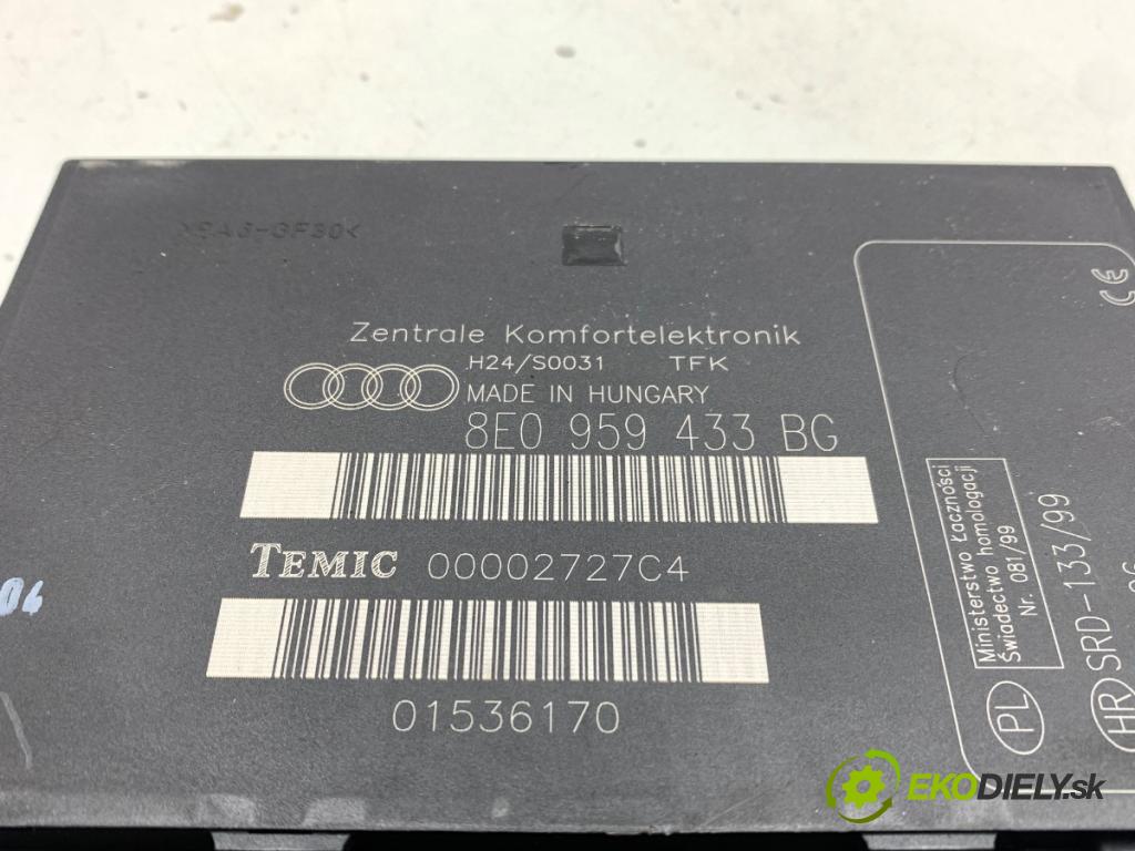 AUDI A4 B7 Kombi 2005 85 kW 1.9 TDI 1896 Modul komfortu 8E0959433BG (Modul komfortu)
