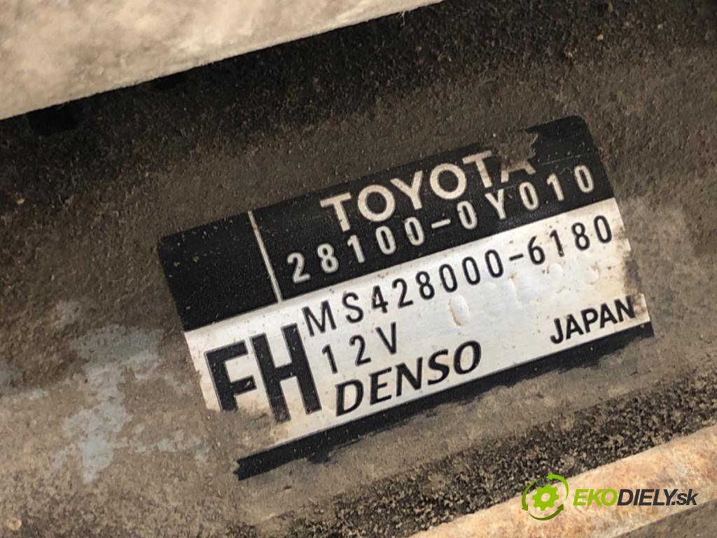 TOYOTA YARIS II liftback 2009 74 kW 1.33 VVT-i (NSP90_) 1329 Štartér 28100-0Y010 (Štartér)