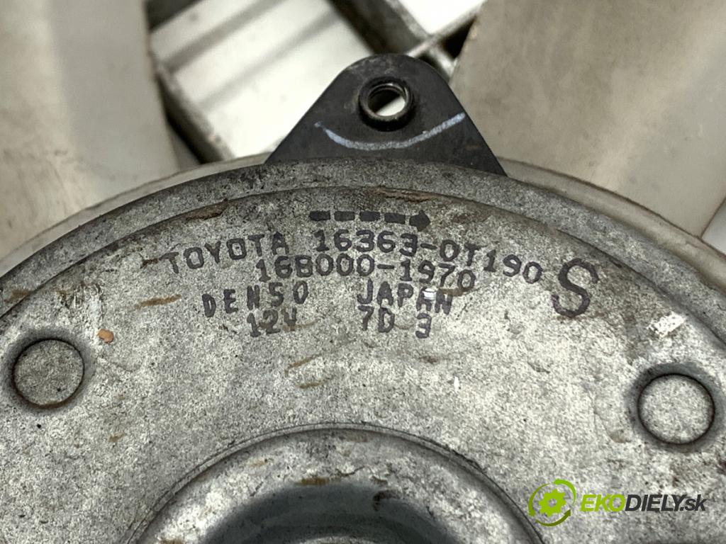 TOYOTA COROLLA E21 sedan 2020 72 kW 1.8 VVTi Hybrid (ZWE211, MZEA12) 1798 Ventilátor chladiča 16363-0T190 (Ventilátor)