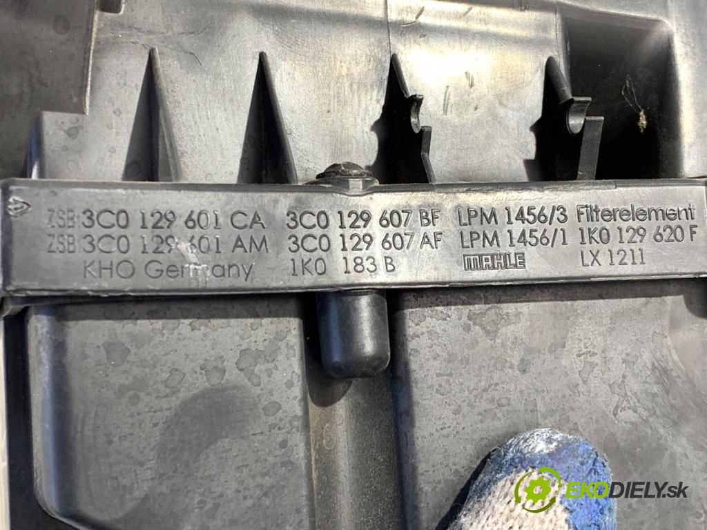 VW TOURAN nadwozie wielkoprzestrzenne (MPV) 2014 77 kW 1.6 TDI 1598 Obal filtra vzduchu 3C012901AM (Obal vzduchového filtra)