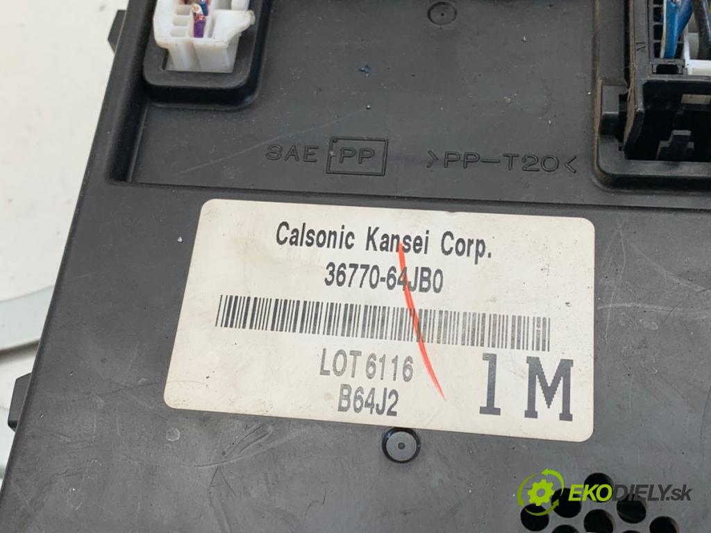SUZUKI GRAND VITARA II samochód terenowy zamknięty 2006 95 kW 1.9 DDiS Napęd na wszystkie koła (JT419, TD44, JB419WD,... 1870 Modul komfortu 36770-64JB0 (Modul komfortu)