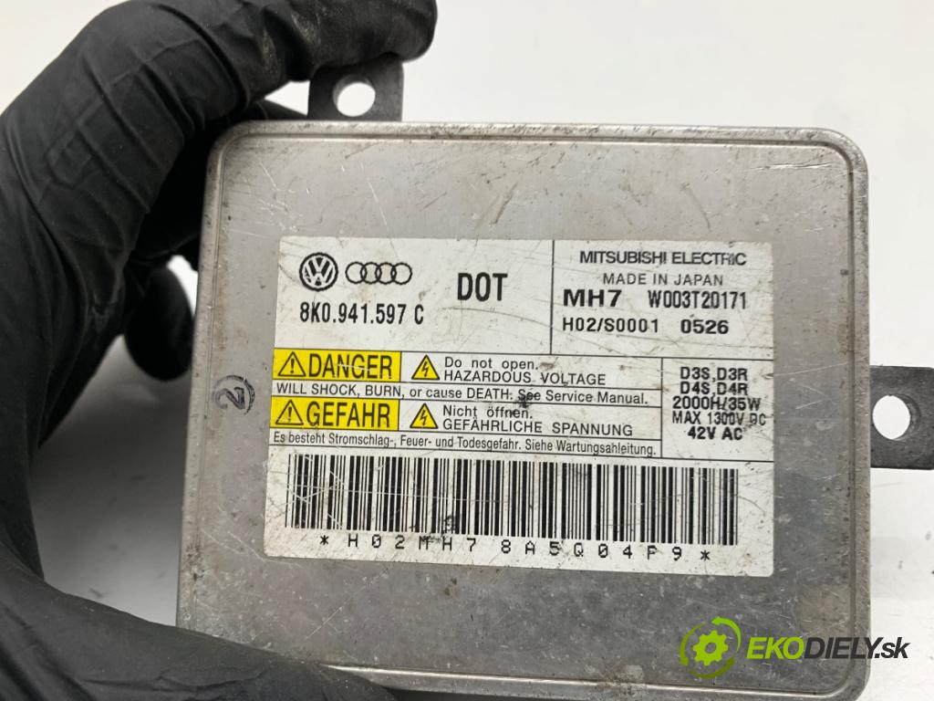 AUDI A3 8P liftback 2010 92 kW 1.4 TFSI 1390 měnič XENON 8K0941597C (Řídící jednotka xenonu)