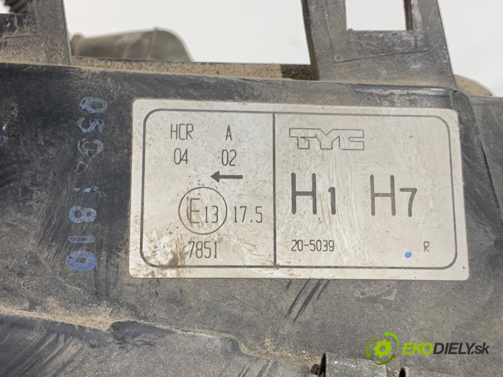 AUDI A3 8L liftback 1999 110 kW 1.8 T 1781 Svetlomet pravy predný 20-5039