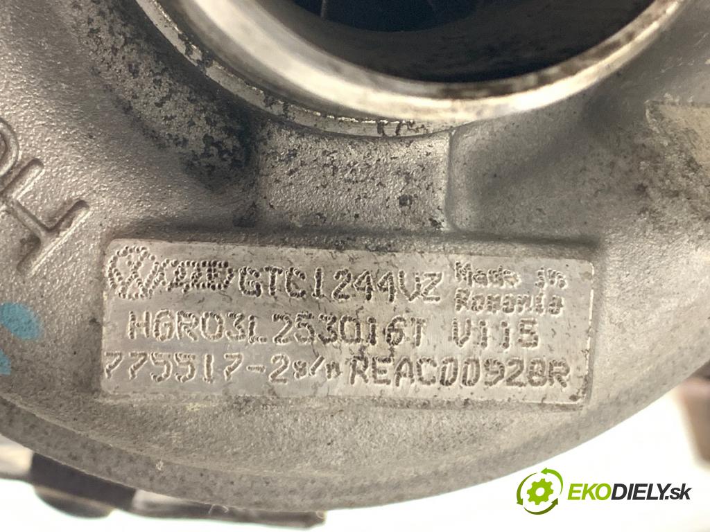VW TOURAN nadwozie wielkoprzestrzenne (MPV) 2014 77 kW 1.6 TDI 1598 Turbodúchadlo,turbo GTC1244UZ (Turbodúchadlo (kompletné))