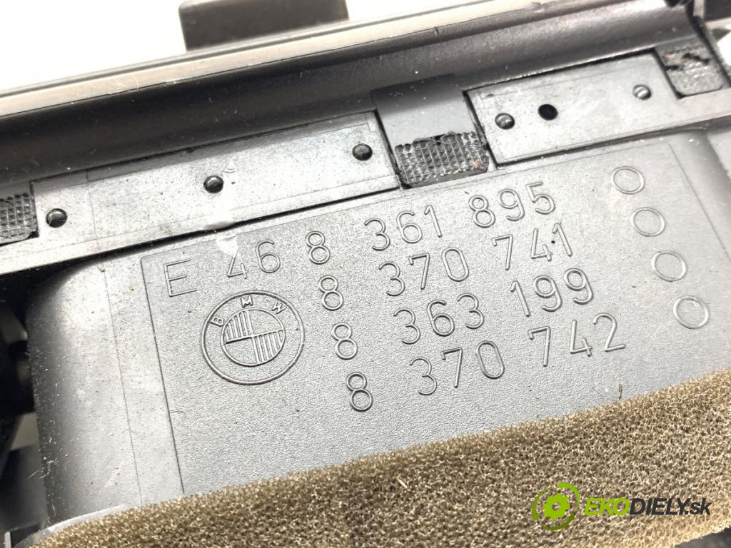 BMW E46 sedan 2002 85 kW 318 d 1951 mří topení přední část 8361895