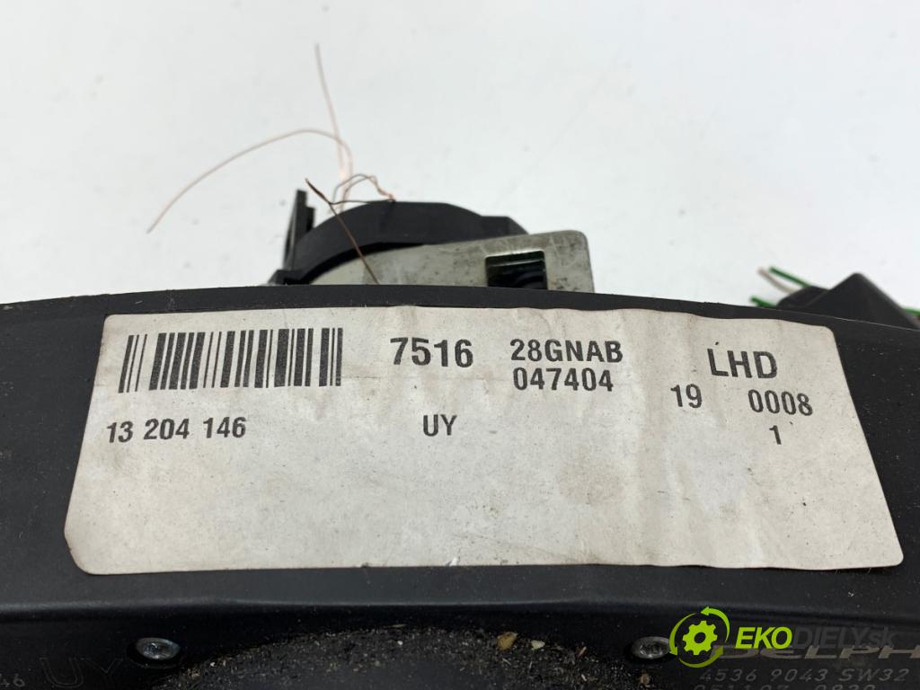 OPEL VECTRA C sedan 2005 110 kW 1.9 CDTI (F69) 1910 Prepínač kombinovaný 13204146 (Prepínacie páčky pod volantom)