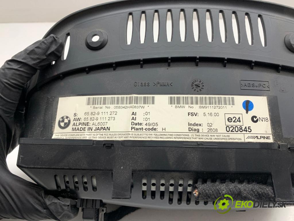 BMW E60 sedan 2005 160 kW 525 i 2996 Dislpej 9111272 (Prístrojová doska)