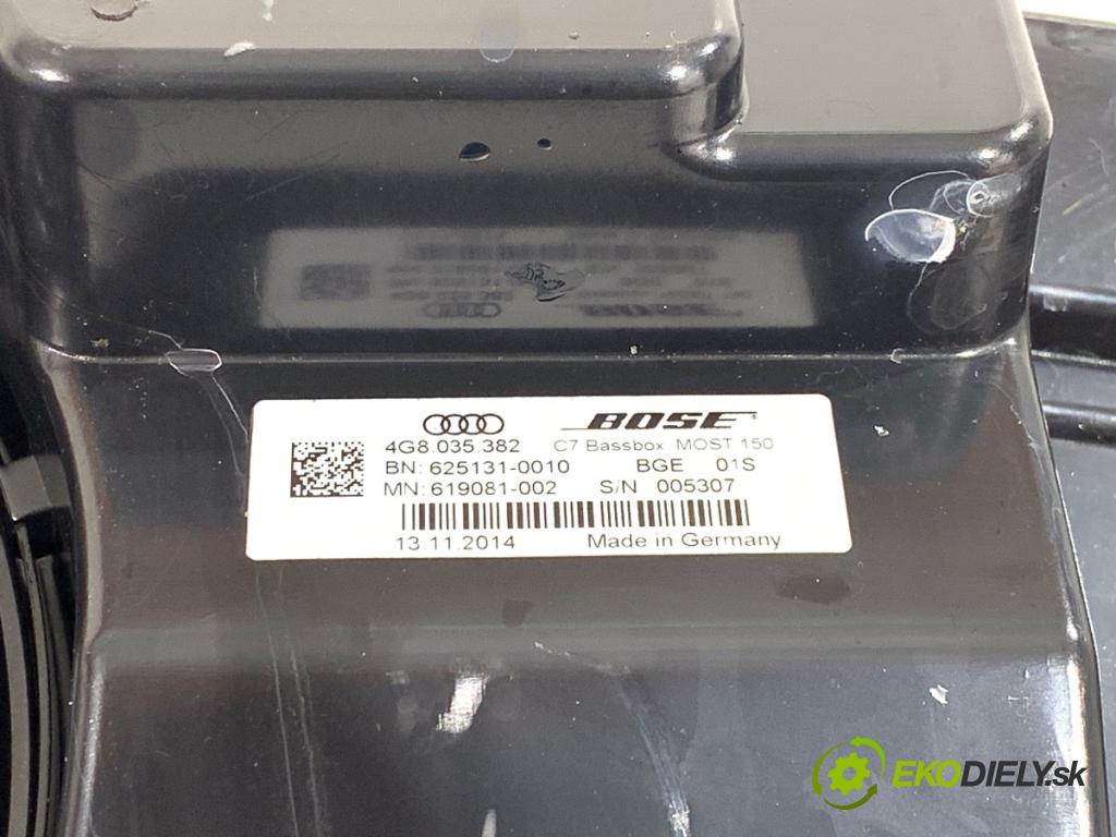 AUDI A7 4G liftback 2016 245 kW 3.0 TFSI quattro 2995 subwoofer 4G8035382 (Audio zařízení)