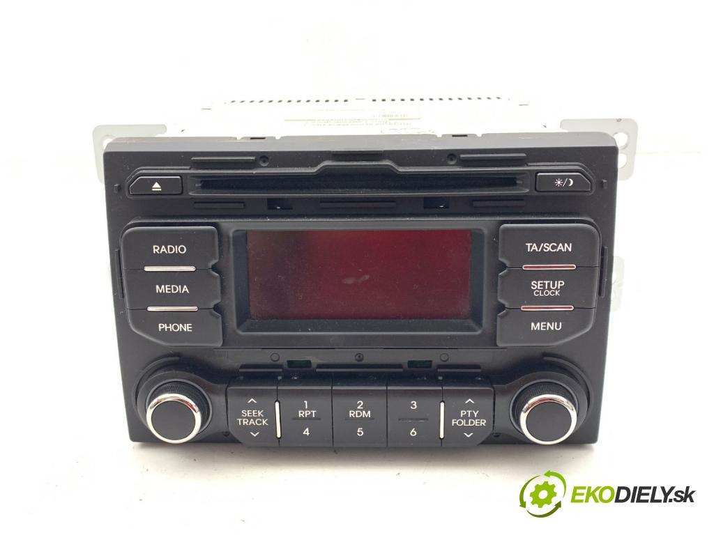 KIA RIO III liftback 2012 80 kW 1.4 CVVT 1396 RADIO 961701W750CA (Audio zariadenie)