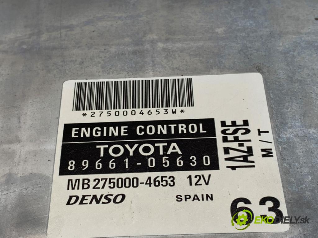 TOYOTA AVENSIS T25 Kombi 2004 108 kW 2.0 (AZT250_) 1998 řídící jednotka motora 89661-05630 (Řídicí jednotka)