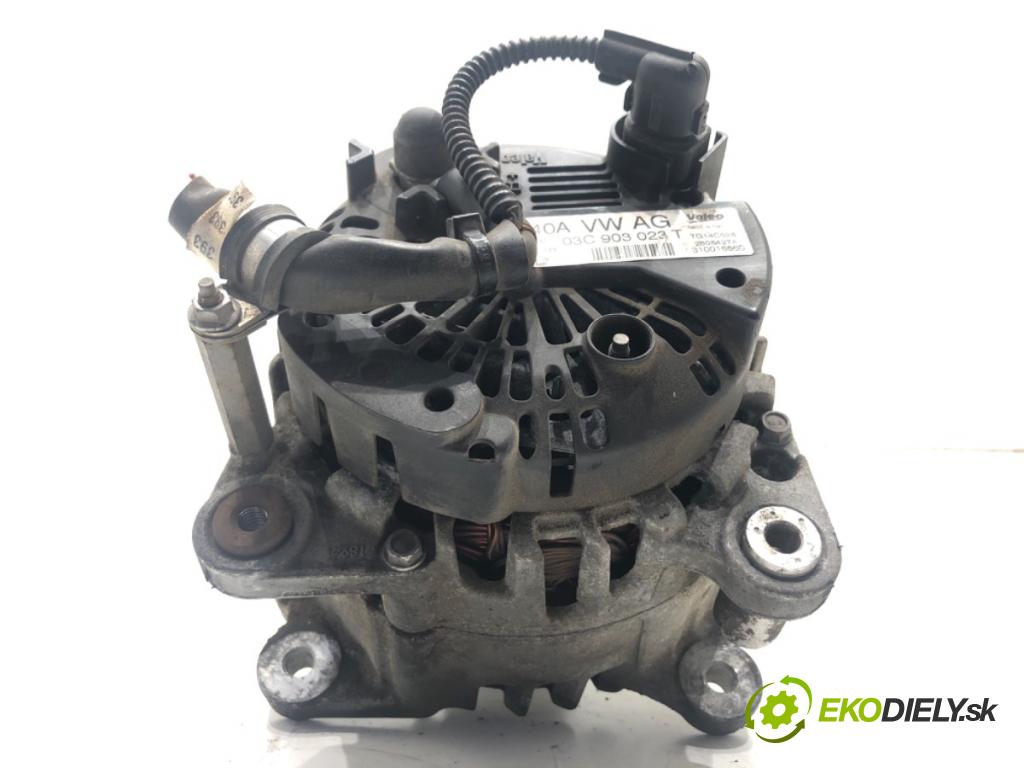 AUDI A3 8P liftback 2010 92 kW 1.4 TFSI 1390 Alternátor 03C903023T (Alternátor)