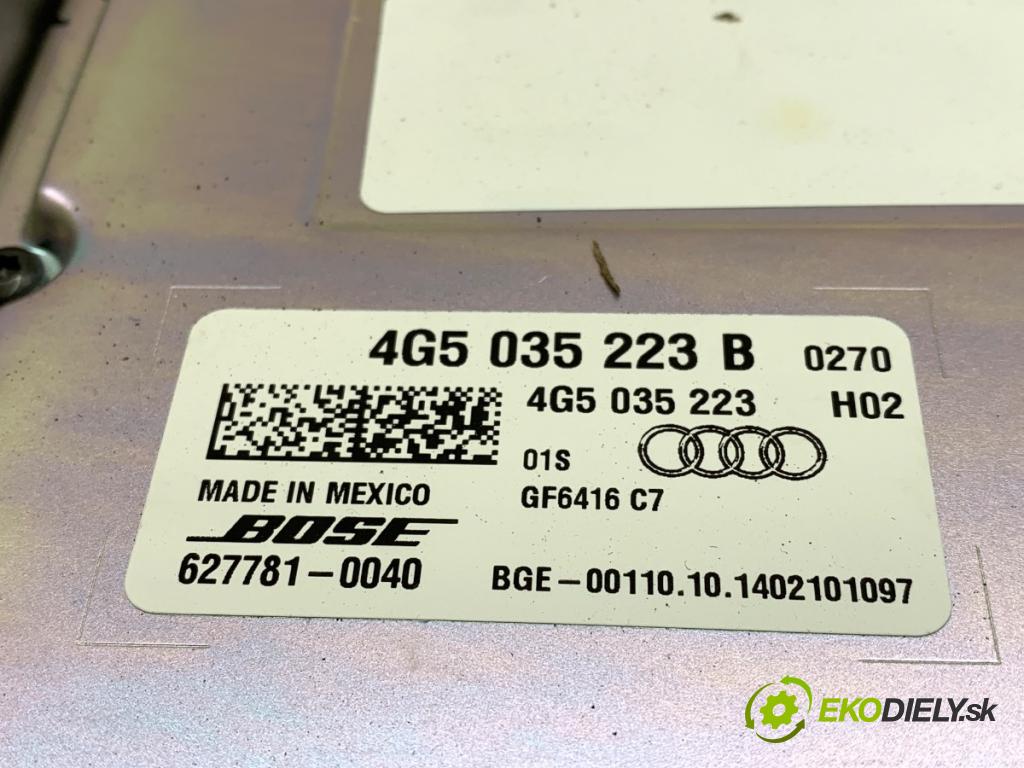 AUDI A7 4G liftback 2016 245 kW 3.0 TFSI quattro 2995 Zosilňovač BOSE 4G5035223B (Zosilňovač)