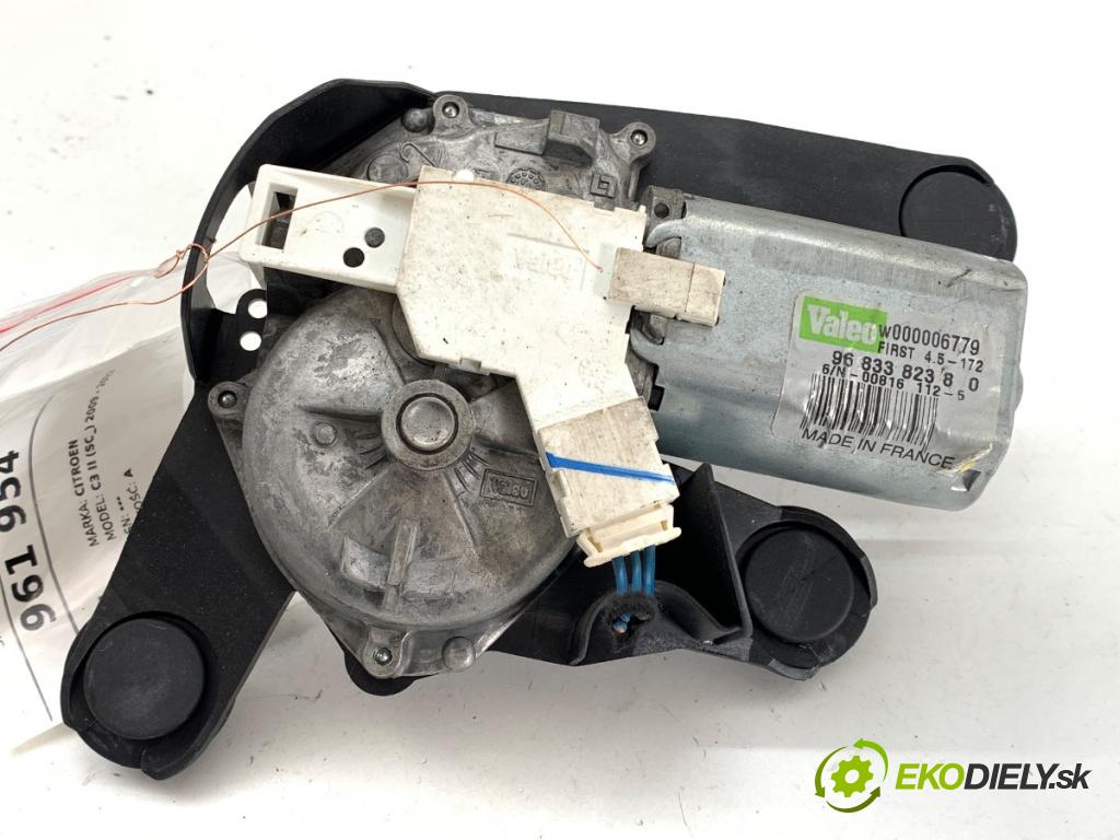 CITROEN C3 II liftback 2015 68 kW 1.6 HDi 1560 motor stěračů zadní část 9683382380