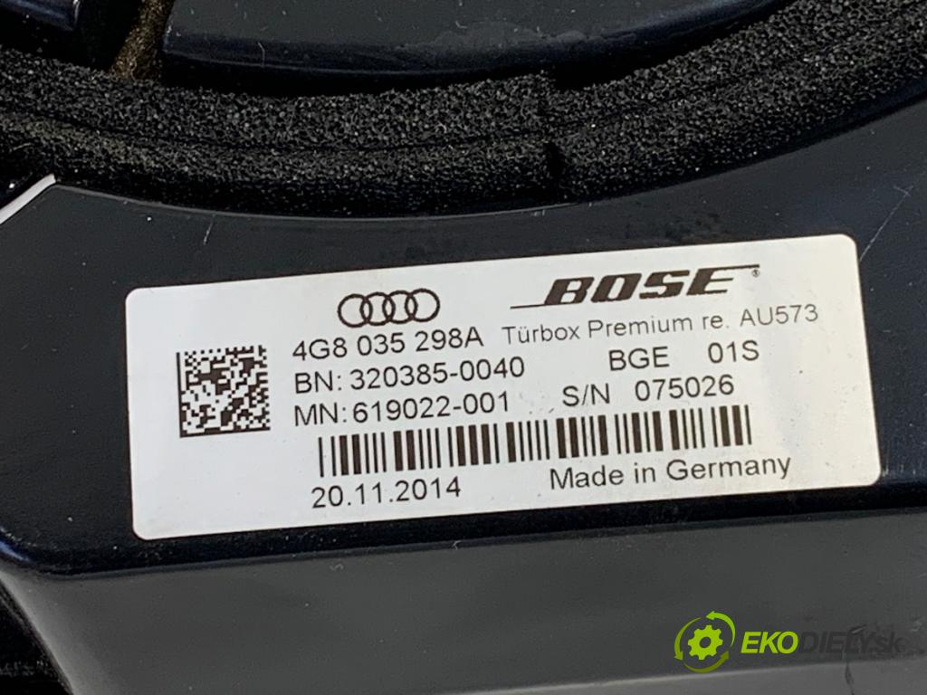 AUDI A7 4G liftback 2016 245 kW 3.0 TFSI quattro 2995 reproduktory BOSE 4G8035298A