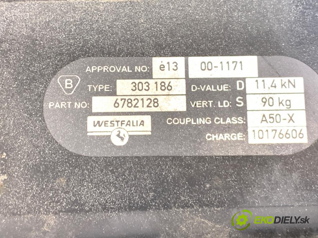 BMW E60 sedan 2005 160 kW 525 i 2996 Hák ťažné zariadenie 6782128 (Ťažné zariadenie)