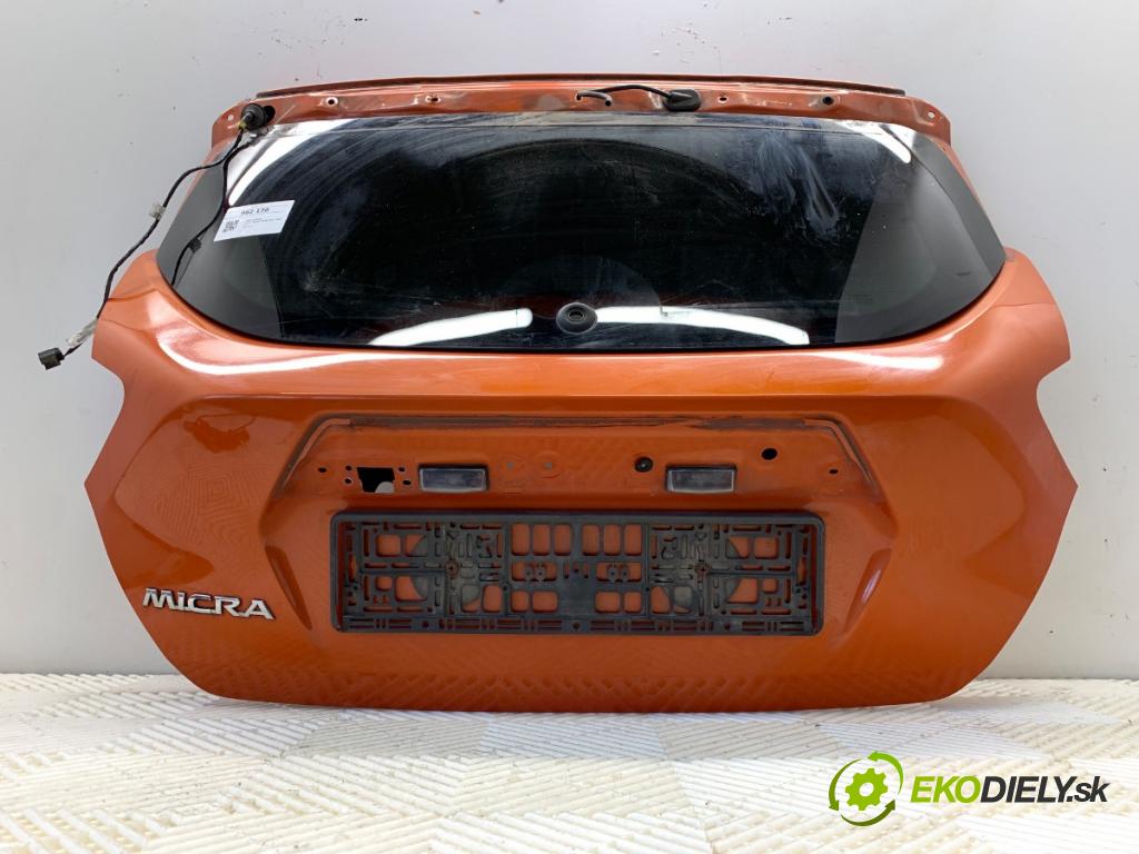 NISSAN MICRA K14 liftback 2017 66 kW 0.9 IG-T 898 kapota zadní část