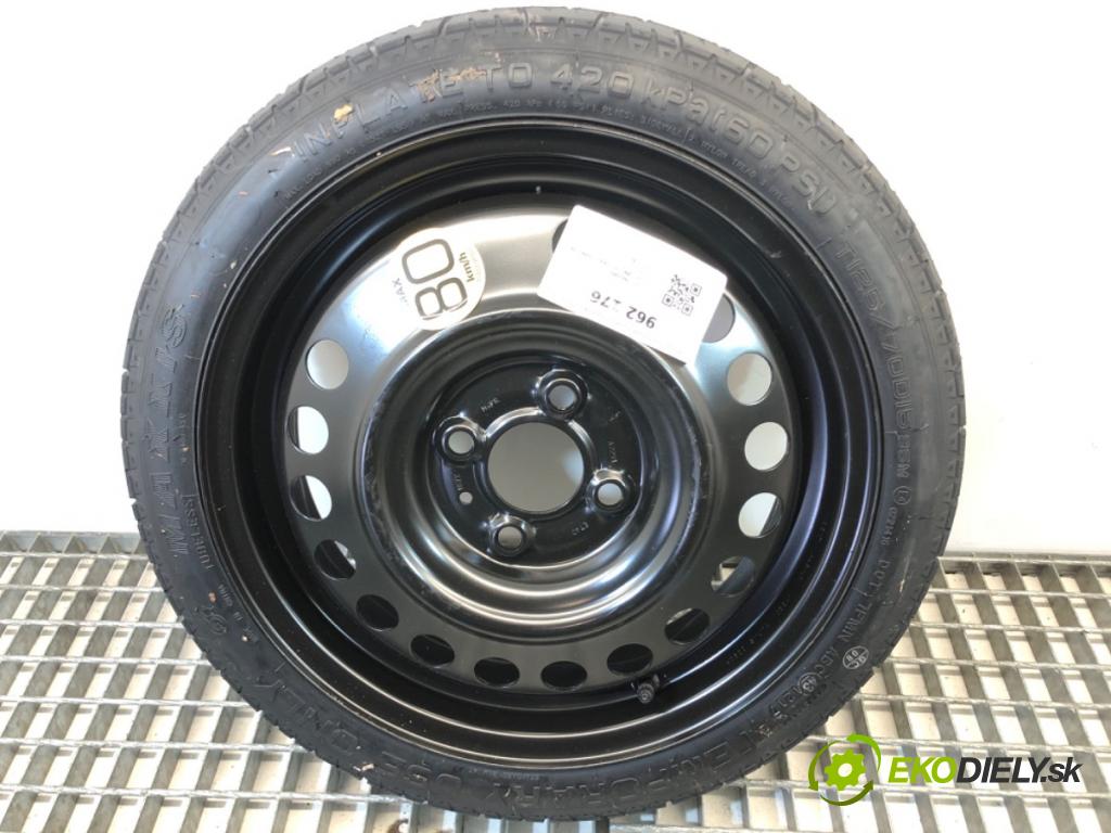 NISSAN MICRA K14 liftback 2017 66 kW 0.9 IG-T 898 koleso dojazdové 15 4X100 61 ET40 125/70/15 