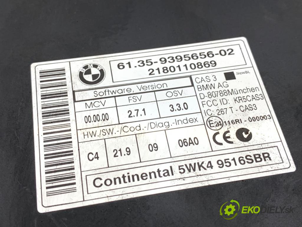 BMW E84 SUV 2013 180 kW xDrive 28 i 1997 Modul CAS 9395656