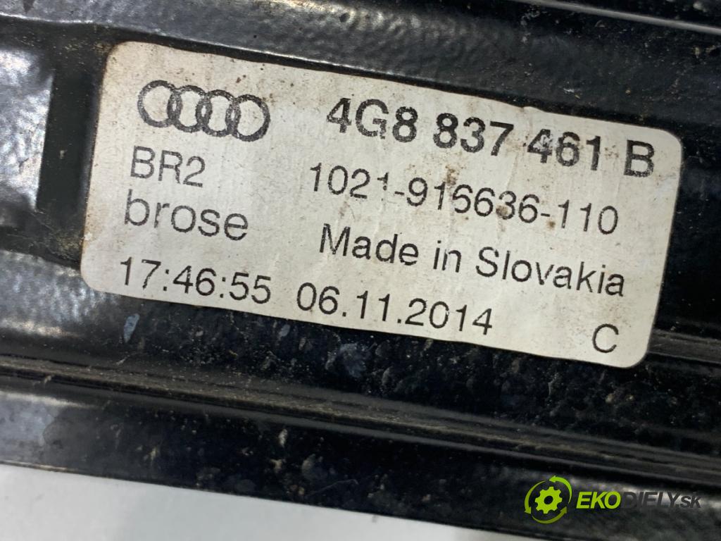 AUDI A7 4G liftback 2016 245 kW 3.0 TFSI quattro 2995 mechanismus okna levý přední část 4G8837461B
