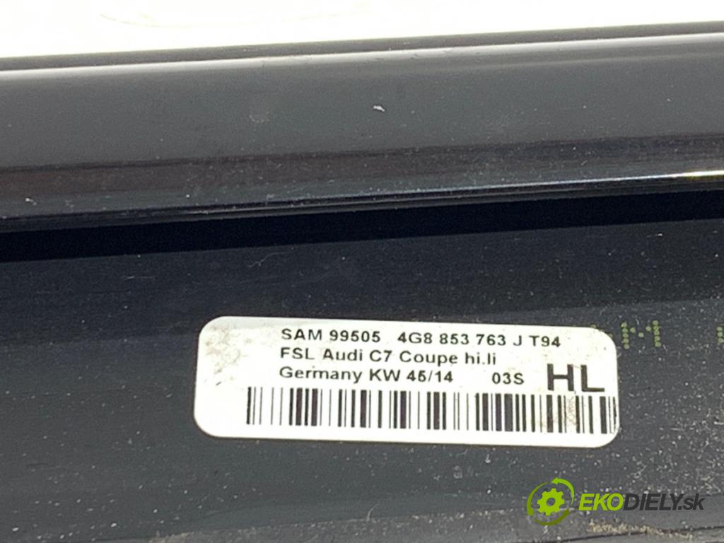 AUDI A7 4G liftback 2016 245 kW 3.0 TFSI quattro 2995 Lišta Sbírání: zad ľavy 4G8853763J